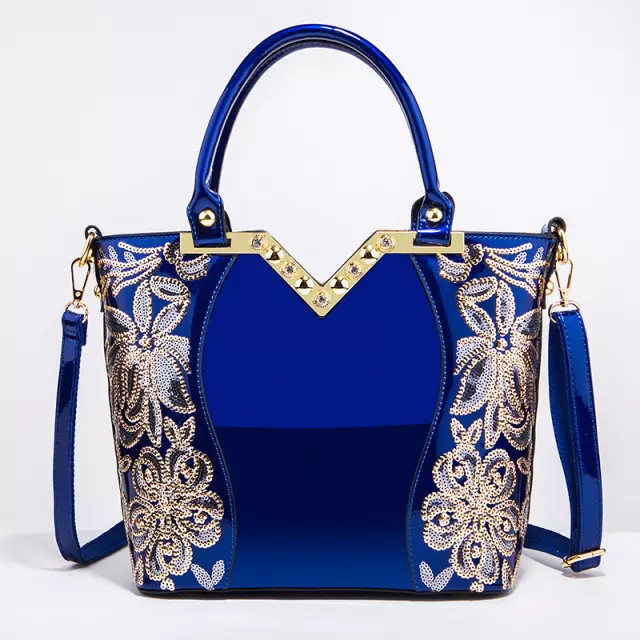 Buy Wholesale China Custom New 2022 Royal Blue Hand Bags Women Small Mini  Bags Women Handbags For Ladies & Handbags at USD 4